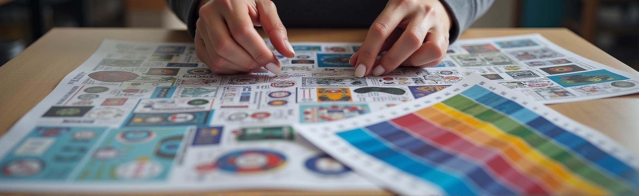 Production de supports de communication imprimés pour les salons professionnels