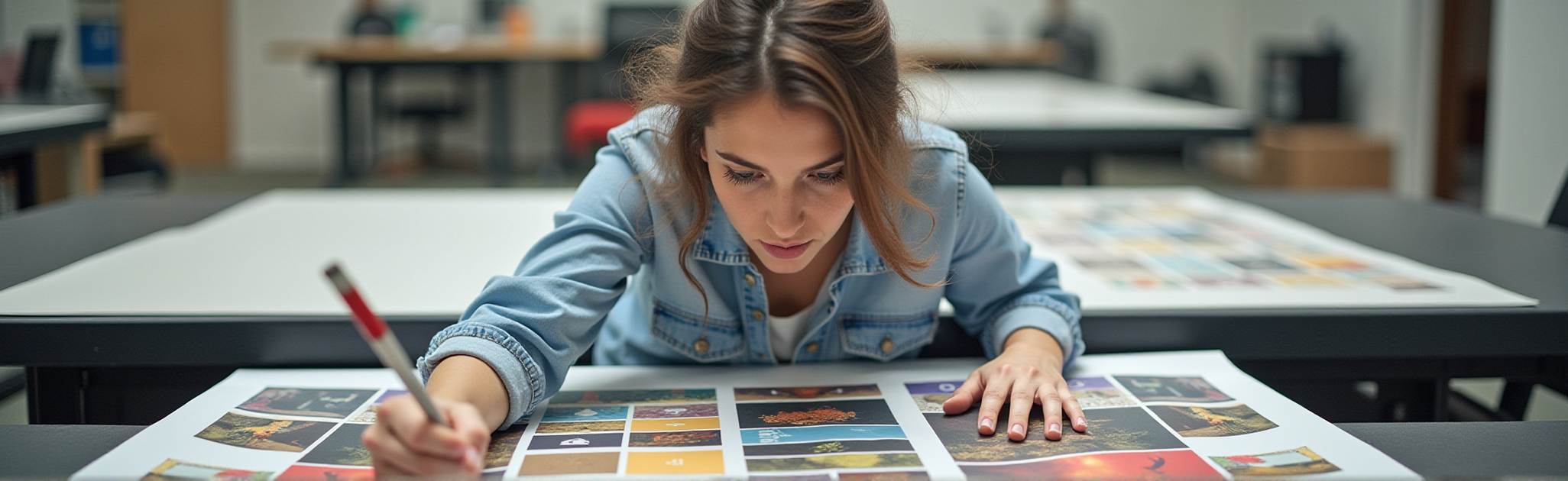 Production de supports de communication imprimés pour les salons professionnels