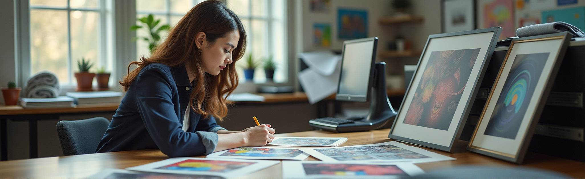 Production de supports de communication imprimés pour les salons professionnels