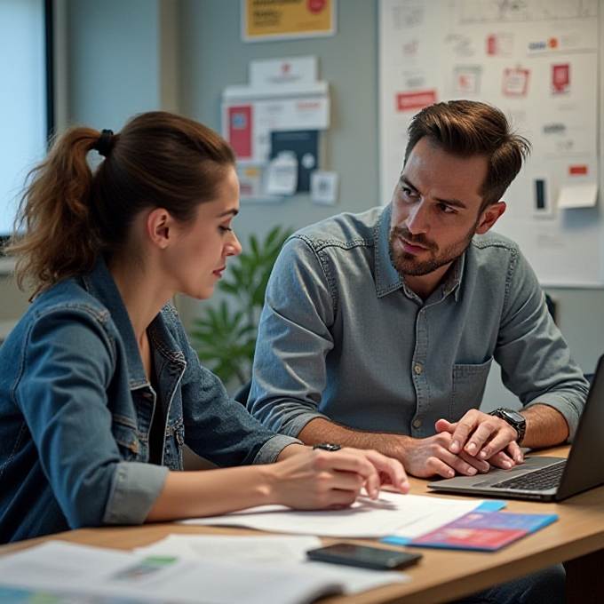 Création de brochures commerciales pour promouvoir les produits