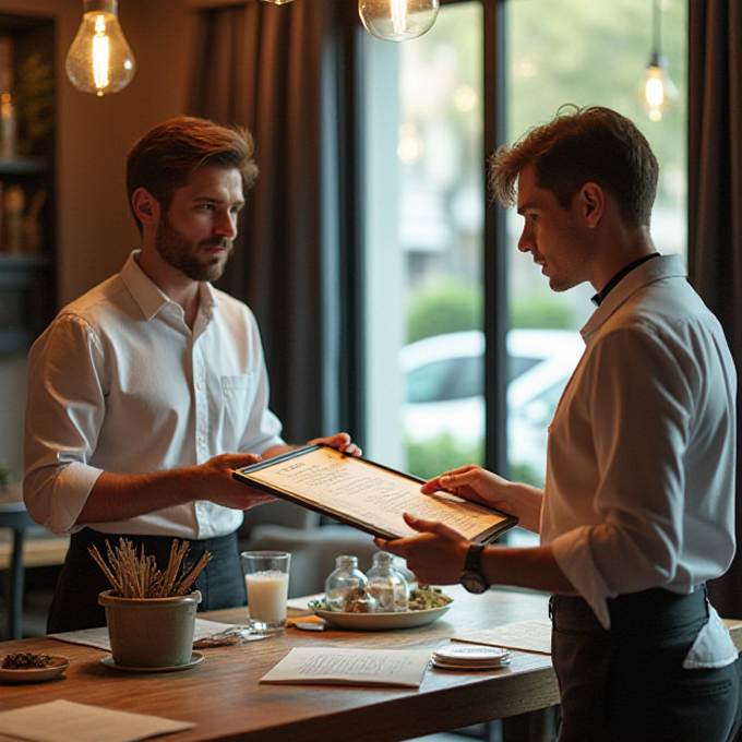 Supports pour restaurateurs : menus